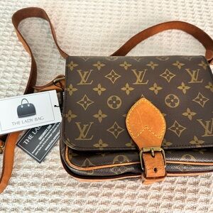 Louis Vuitton Monogram Brown and Tan Crossbody Bag